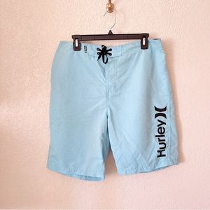 Hurley Turquoise Swimsuit Trunks